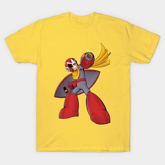 Proto Man T-Shirt by andrewvado